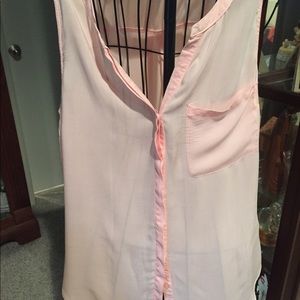 Old Navy Large Pastel Pink Sleeveless Top